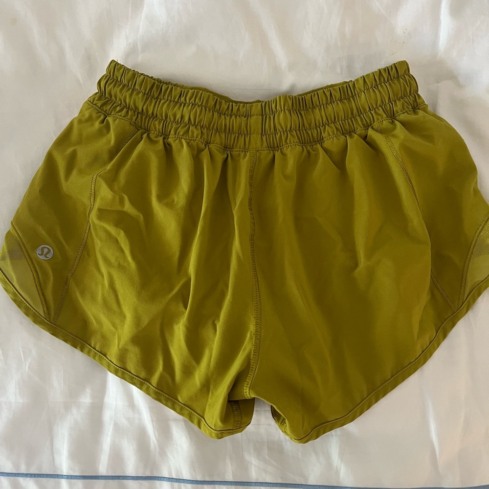 Lululemon Hotty Hot Shorts in Olive Green